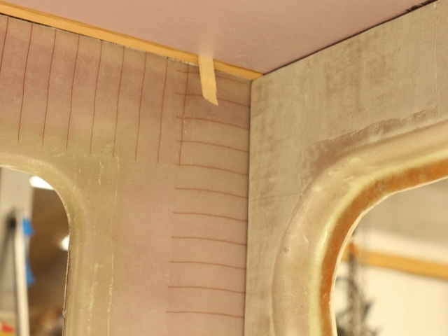 inside rear corner