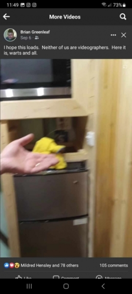 Microwave and frig