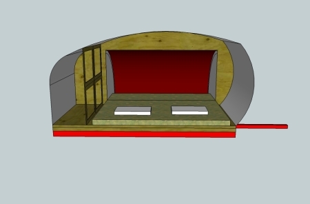 Teardrop With Flip-Out Side Interior