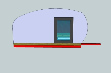 Teardrop With Flip-Out Side Door