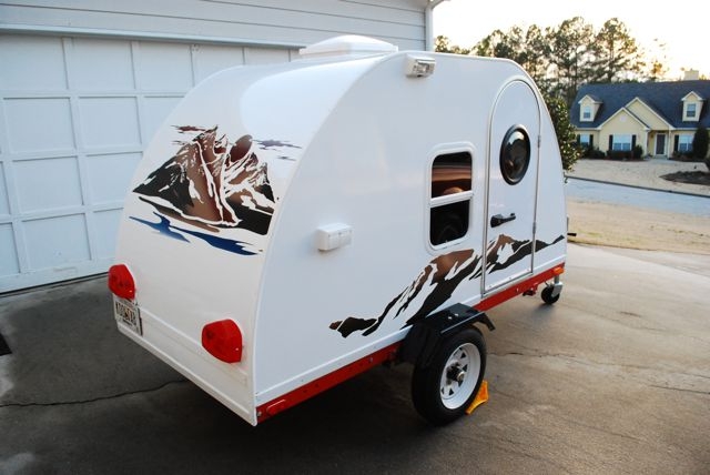 My new custom made tear drop camper
