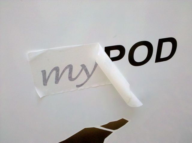 Applying POD name logo