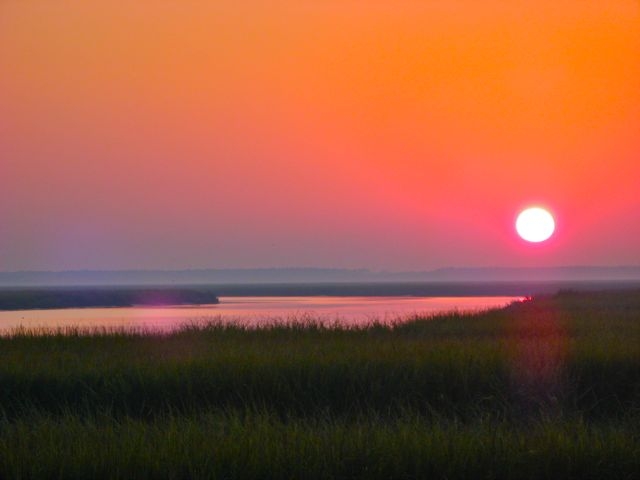 Sunrise on the inter-coastal waterway