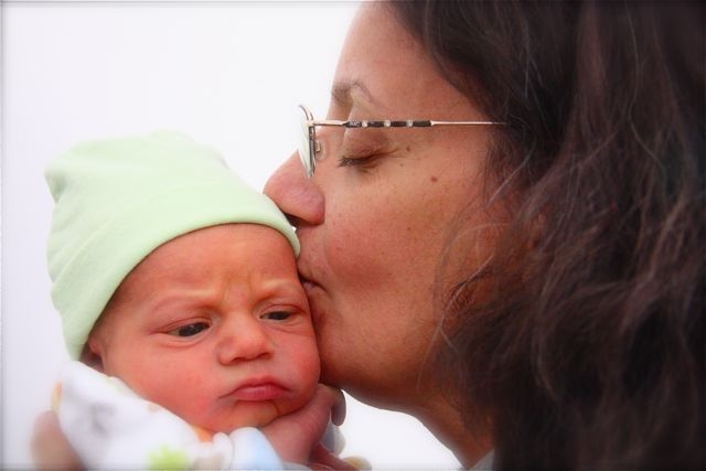 Grandma and new grand-baby