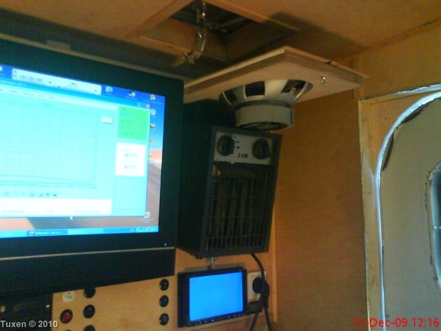 20' LCD screen, 2DIN Multi stereo, 2KW heater 220V