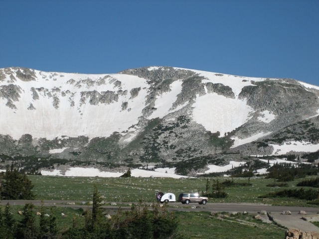 Medicine Bow summit breakfast stop