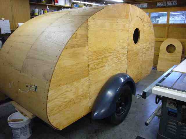 Rear view-ready for skin