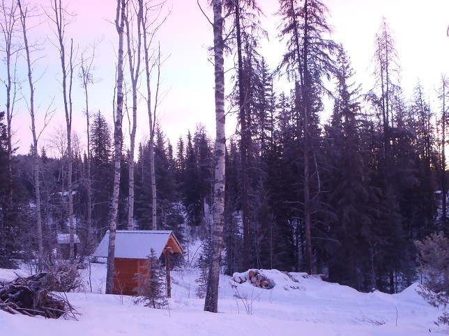 7am Sunrise over OH ... view from my front poarch -12C Ja0912