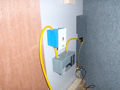 Breaker box and GFI