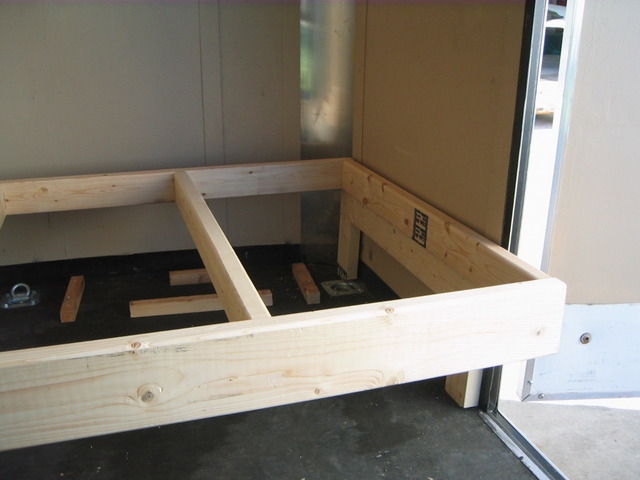 Lower Bed Frame on Right Cleat