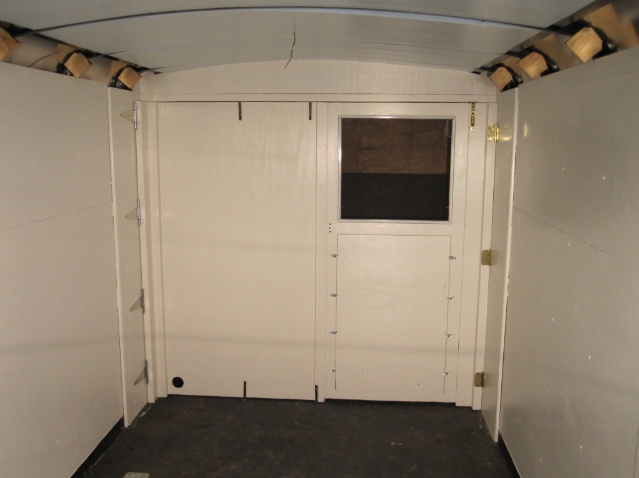 Interior Shot of Rear Wall and Door