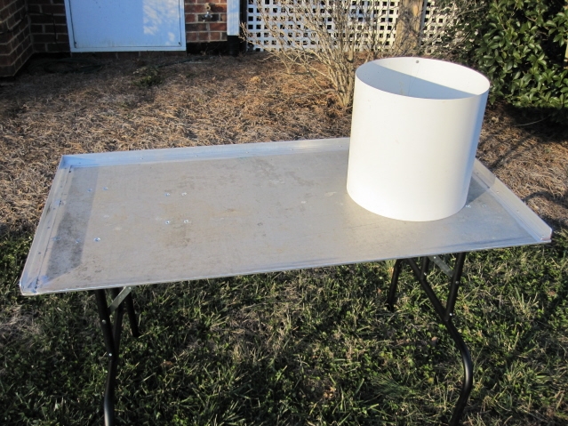 Dutch Oven Cooking Table with Small Windguard