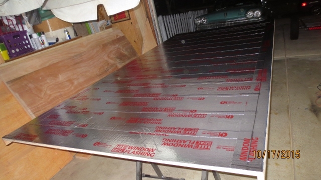 Back edge of the floor