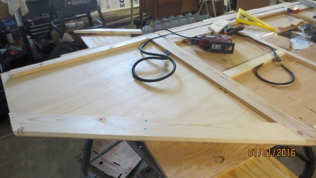 Galley upper and lower frame cut