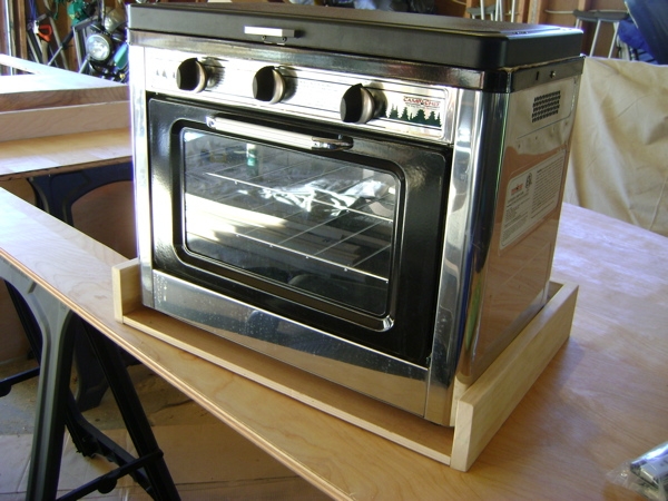 Camp Chef Oven on Shelf