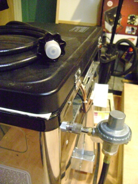 Gas Hose with  Big Fitting on Tank End
