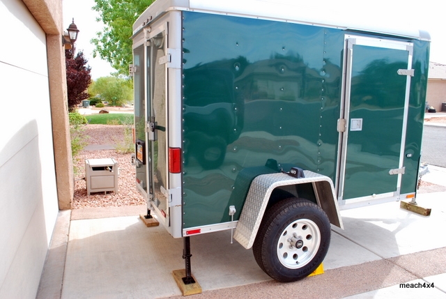 Trailer after the lift