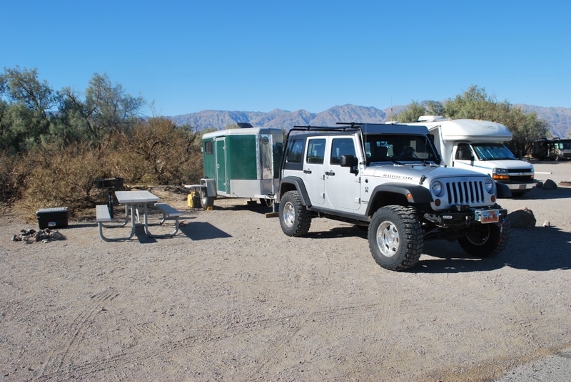 Camping at Furnace Creek Campground 2