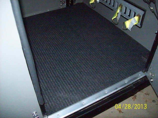 carpet and threshold added