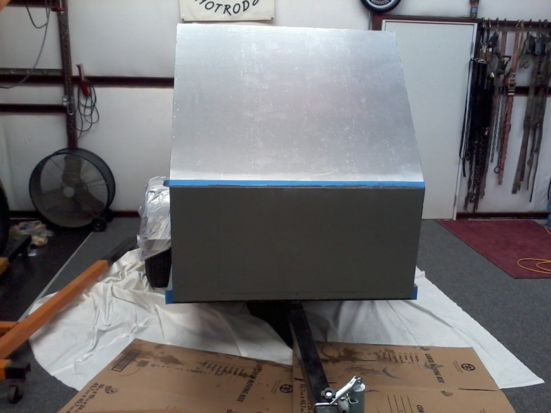 recoated front panel/metal plate