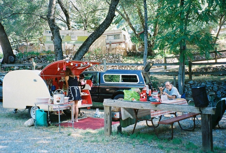 Camp in Old town Columbia Ca.