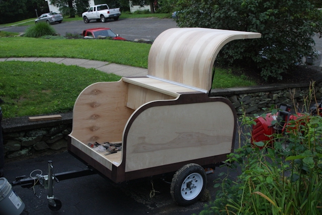 Camping Gear Hauler/Galley Kitchen Trailer