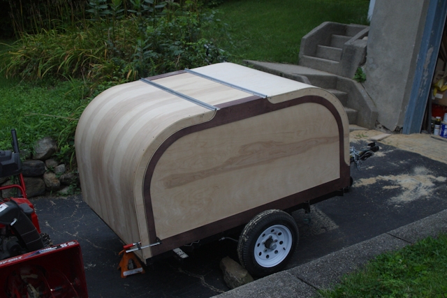 Camping Gear Hauler/Galley Kitchen Trailer