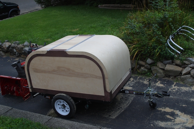 Camping Gear Hauler/Galley Kitchen Trailer