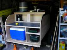 Camping Gear Hauler/Galley Kitchen Trailer