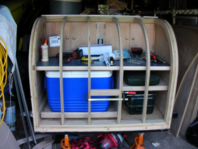 Camping Gear Hauler/Galley Kitchen Trailer