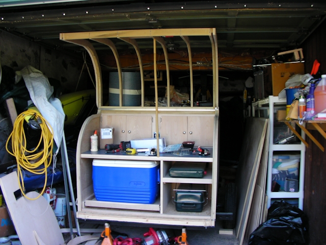 Camping Gear Hauler/Galley Kitchen Trailer