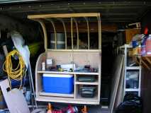 Camping Gear Hauler/Galley Kitchen Trailer