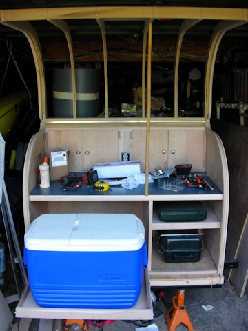 Camping Gear Hauler/Galley Kitchen Trailer