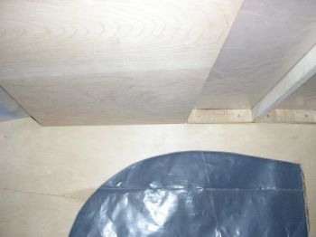 hole for roof vent not cut yet, will be soon