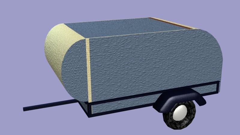 Closed Camper rendering