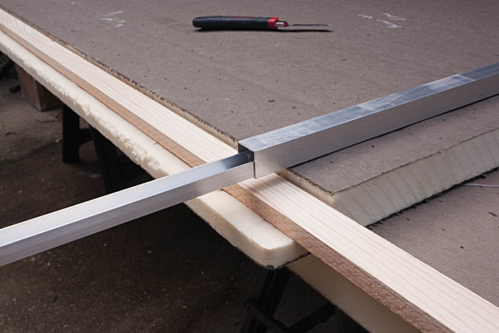 Placement of support rail