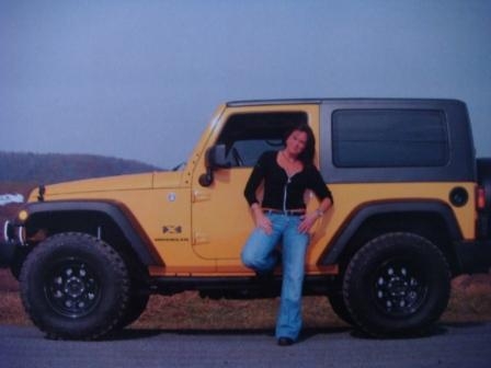 My Jeep chick!