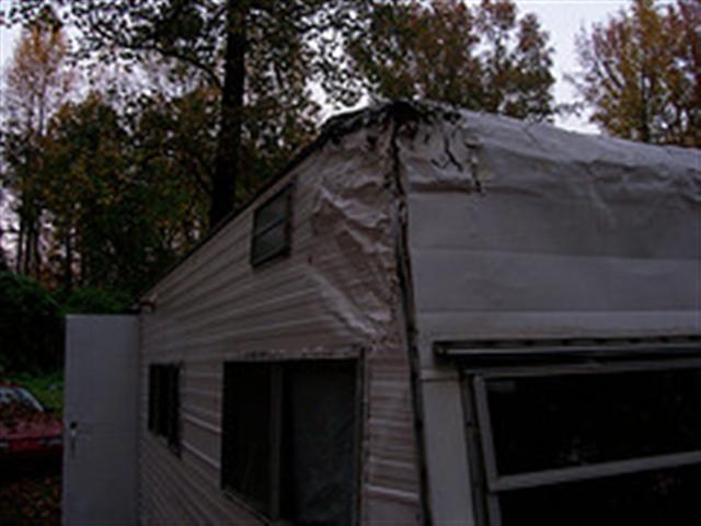 sideview of damage