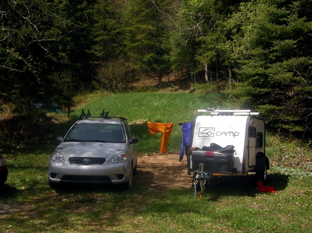 The kayak-camping life!