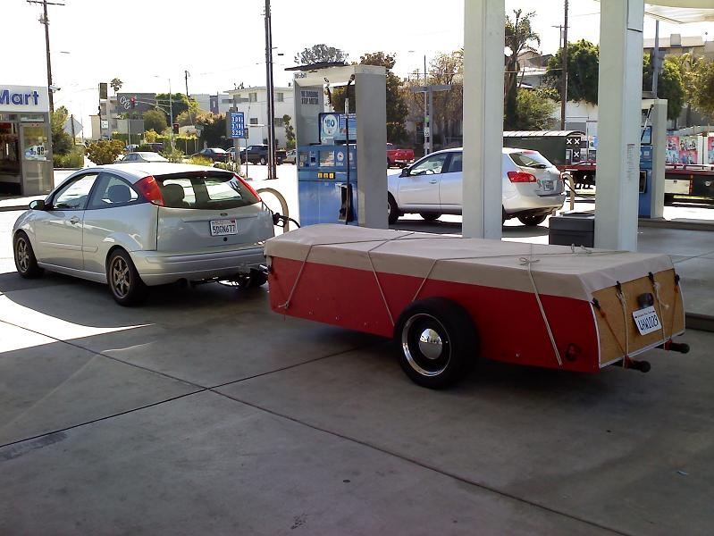 Gassin' up before the two-hour drive south