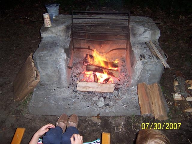 Enjoying the Campfire