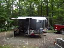 Homemade awning