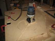 Router circle jig