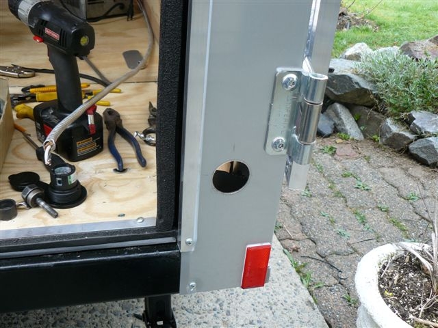 #10 hole for power supply