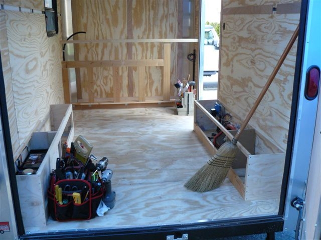 #15 rear view of side box's and outline of front cupboards