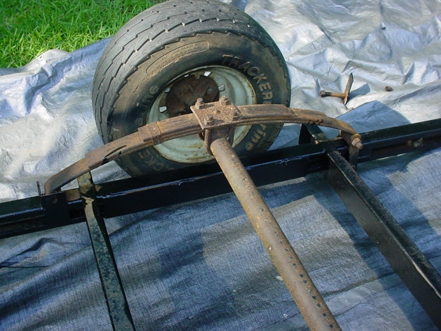 old axle placement
