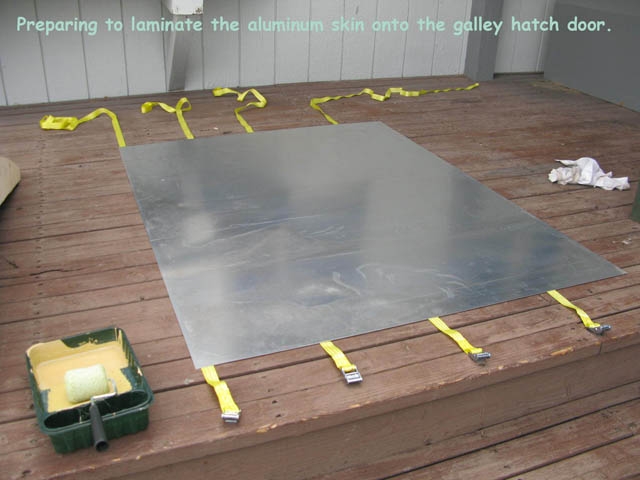 Prepping Galley Lid Aluminum