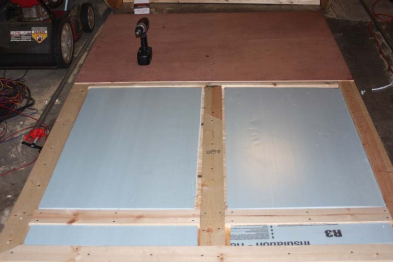 floor before insulation