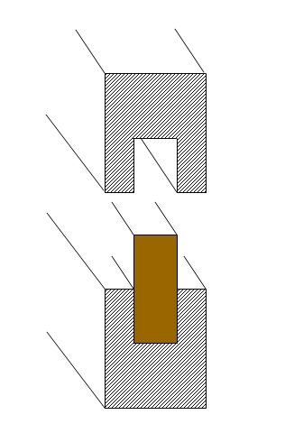 hatch spline for seal