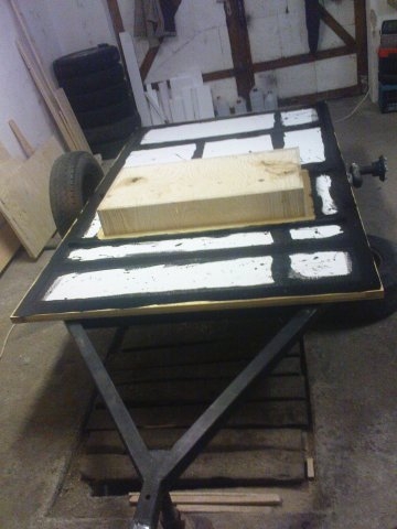 bottom floor tar coating